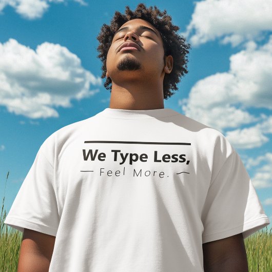 感じ続ミニマルき Tシャツ