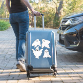 感じ縫いハロウィンで幽霊たちを見る シール (スーツケースインサイチュ)