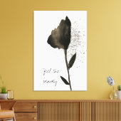 "感じ美しい"ゴールデンワールカラーチューリップ花 キャンバスプリント (インサイチュ (リビング))