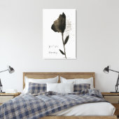 "感じ美しい"ゴールデンワールカラーチューリップ花 キャンバスプリント (インサイチュ (寝室))