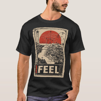 感じ自然景観情動デザイン Tシャツ