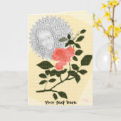 感じ花の  カード (黄色い花)