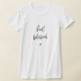 感じ賛美シャツ |書道引用文 Tシャツ