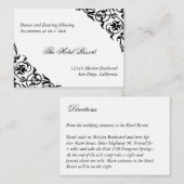 感じ車式結婚式場 エンクロージャーカード (正面/裏面)