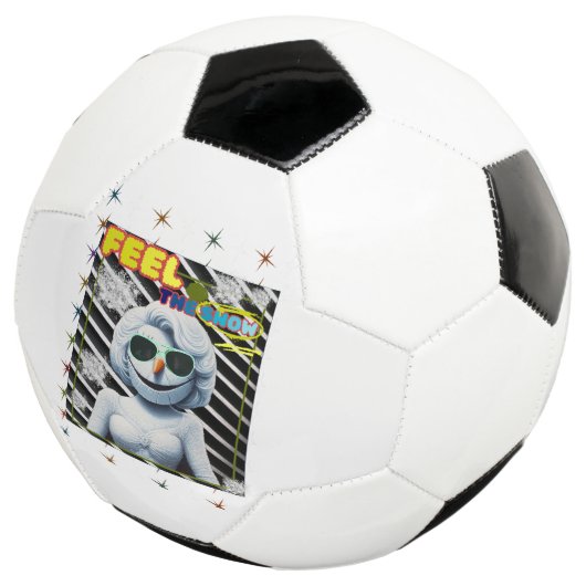 感じ雪 サッカーボール (3/4)