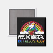 感じ魔法だが、安定した マグネット (正面/裏面)