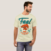 感じ魚釣りメンズ基本Tシャツ Tシャツ (正面フル)