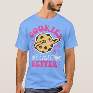 感じBetter Cookieベーキングデザイン Tシャツ