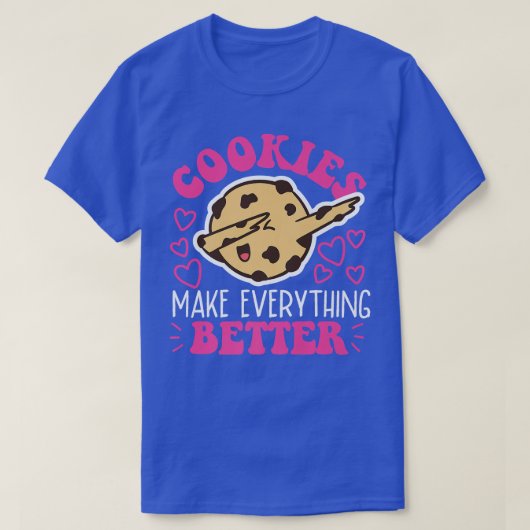 感じBetter Cookieベーキングデザイン Tシャツ (デザイン正面)