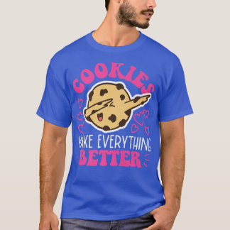 感じBetter Cookieベーキングデザイン Tシャツ