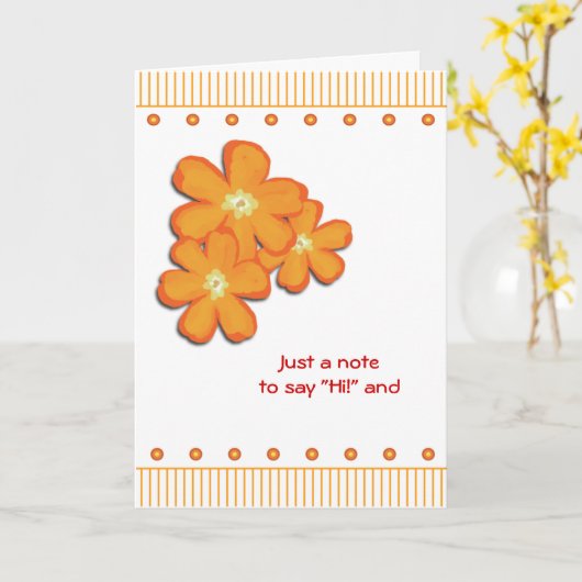 感じBetter Soon Card カード (黄色い花)