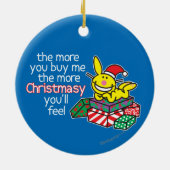 感じChristmasy セラミックオーナメント (裏面)