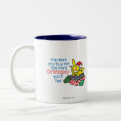 感じChristmasy ツートーンマグカップ (左)