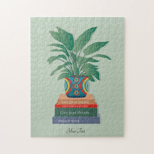 感じGood Anyday感動的 Word Art ジグソーパズル (縦)