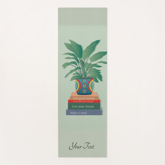 感じGood Anyday感動的 Word Art ヨガマット (正面)