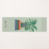 感じGood Anyday感動的 Word Art ヨガマット (正面(横))