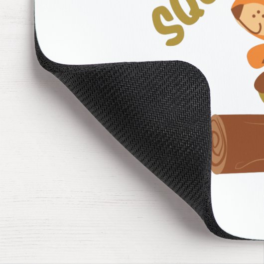 感じSquirrely マウスパッド (コーナー)