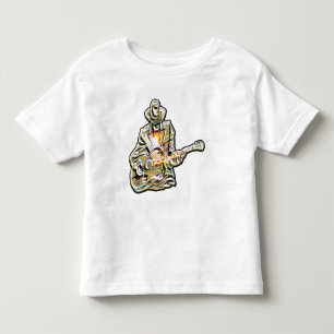 感じThe Blues – ギタ芸術的ーデザイン トドラーTシャツ