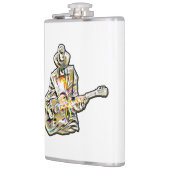 感じThe Blues – ギタ芸術的ーデザイン フラスク (左)