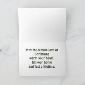 感傷伝統的的エレガントな シーズンカード (内部)