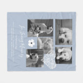 感傷犬記念の記念ギフト詩を追加 フリースブランケット (正面(横))