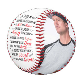 感傷的なメッセージを感謝パパとカスタムポー 野球ボール