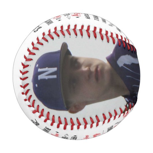 感傷的なメッセージを感謝パパとカスタムポー 野球ボール (正面左)