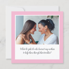 感傷的な二つの写真と引用文母の日 カード