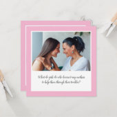 感傷的な二つの写真と引用文母の日 カード (正面/裏面インサイチュ)