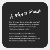 感傷的な人 スクエアシール (正面)