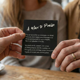 感傷的な人 スクエア名刺