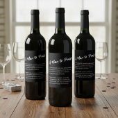 感傷的な人 ワインラベル