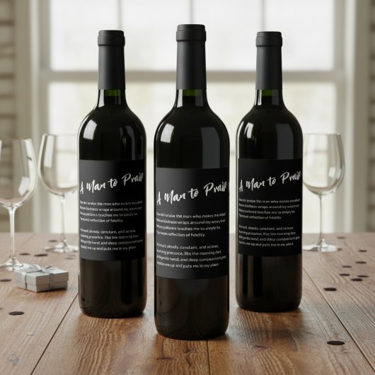 感傷的な人 ワインラベル