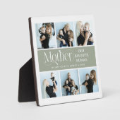 感傷的な写真コラージュ ママ 記念品 フォトプラーク (正面)