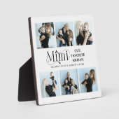 感傷的な写真コラージュ ミミの記念品 フォトプラーク (正面)