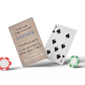 感傷的な引用文の父の日のカード トランプ