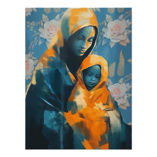 感傷的な母性の壁アート光沢ポスター ポスター (正面)