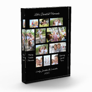 感傷的な言葉11フォトコラージュブラック フォトブロック