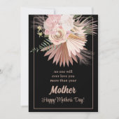感傷的な　田園風の　花の　母の日のカード シーズンカード (正面)