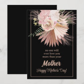 感傷的な　田園風の　花の　母の日のカード シーズンカード (正面/裏面)