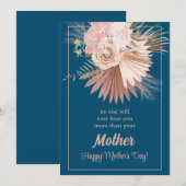 感傷的な　田園風　花　母の日　カード シーズンカード (正面/裏面)