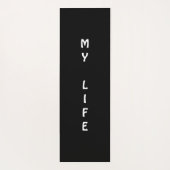 感傷的パーソナライズされたな写真 ヨガマット (裏面)