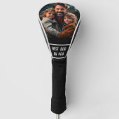 感傷的パーソナライズされた写真 ゴルフヘッドカバー (正面)