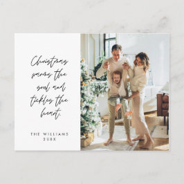 感傷的、メリークリスマス、家族の写真 ポストカード
