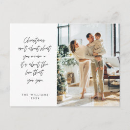 感傷的、メリークリスマス、家族の写真 ポストカード