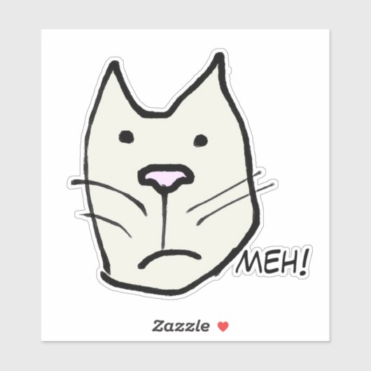 感動おもしろいしない漫画の猫が私に！ シール (シート)