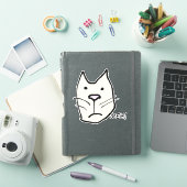 感動おもしろいしない漫画の猫が私に！ シール (iPadカバー)