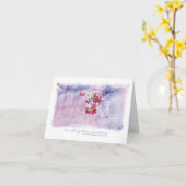 感動させる生命代表団カード カード (黄色い花)