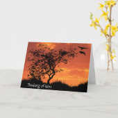 感動のカード1 カード (黄色い花)