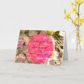 感動のカード - 愛 カード (黄色い花)